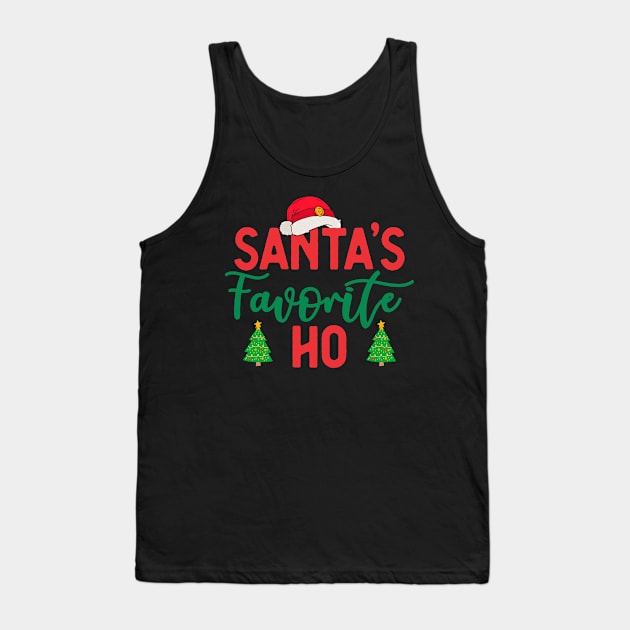 Santa's Favorite Ho Tank Top by WiZ Collections